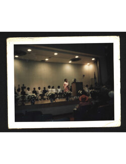 Photograph of a graduation
