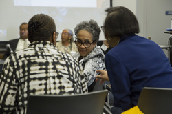 Photograph of participants at Modern School multigenerational reunion