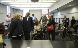 Photograph of participants at Modern School multigenerational reunion