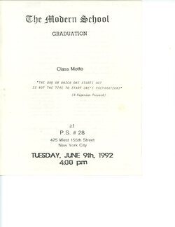 The Modern School Graduation